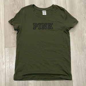 Army Green PINK-Victoria’s Secret tee